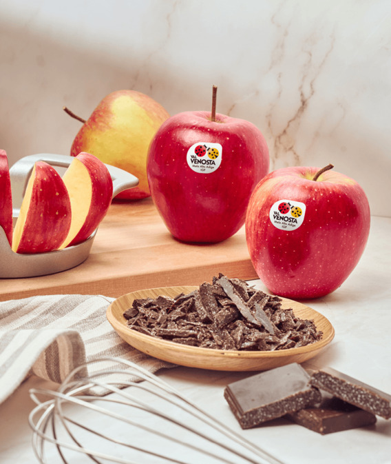 Pinova Apfel und Schokolade aus Modica