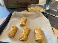 Involtini di carta di riso con cavolfiore della Val Venosta